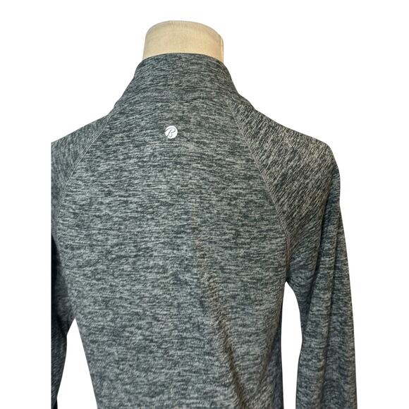 Bally heathered gray long sleeves athletic zippered jacket size Small - Picture 5 of 11